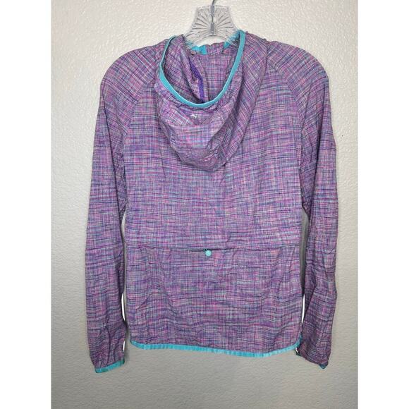 Ivivva Lululemon Full Zip Hooded Jacket Pink and Purple Size 10 - Picture 2 of 4